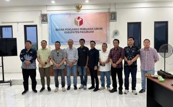 Bawaslu Nganjuk hadiri Rapat Evaluasi Dukungan Kelembagaan Gelombang I