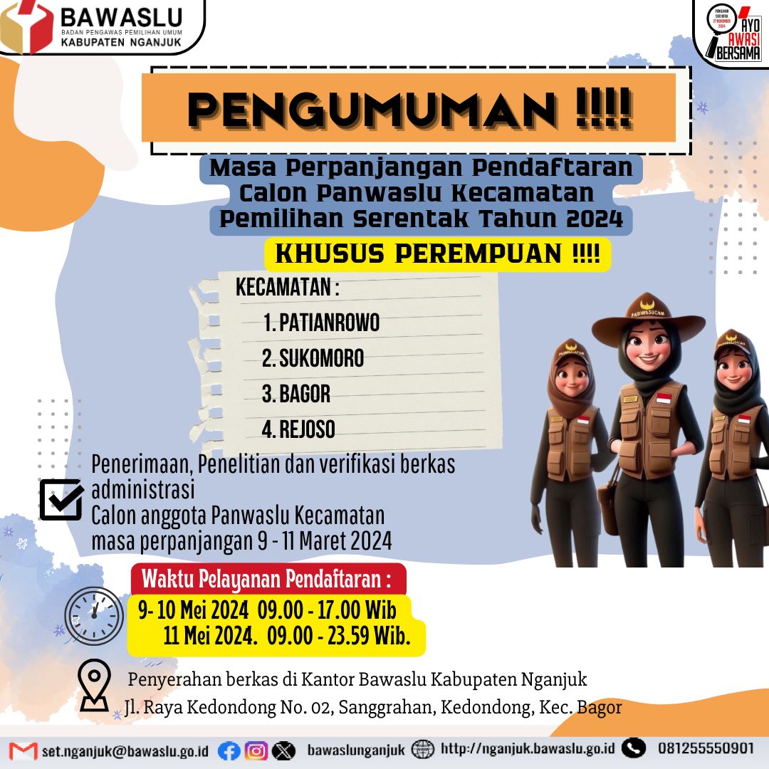 Flyer Pengumuman Perpanjangan Pendaftaran