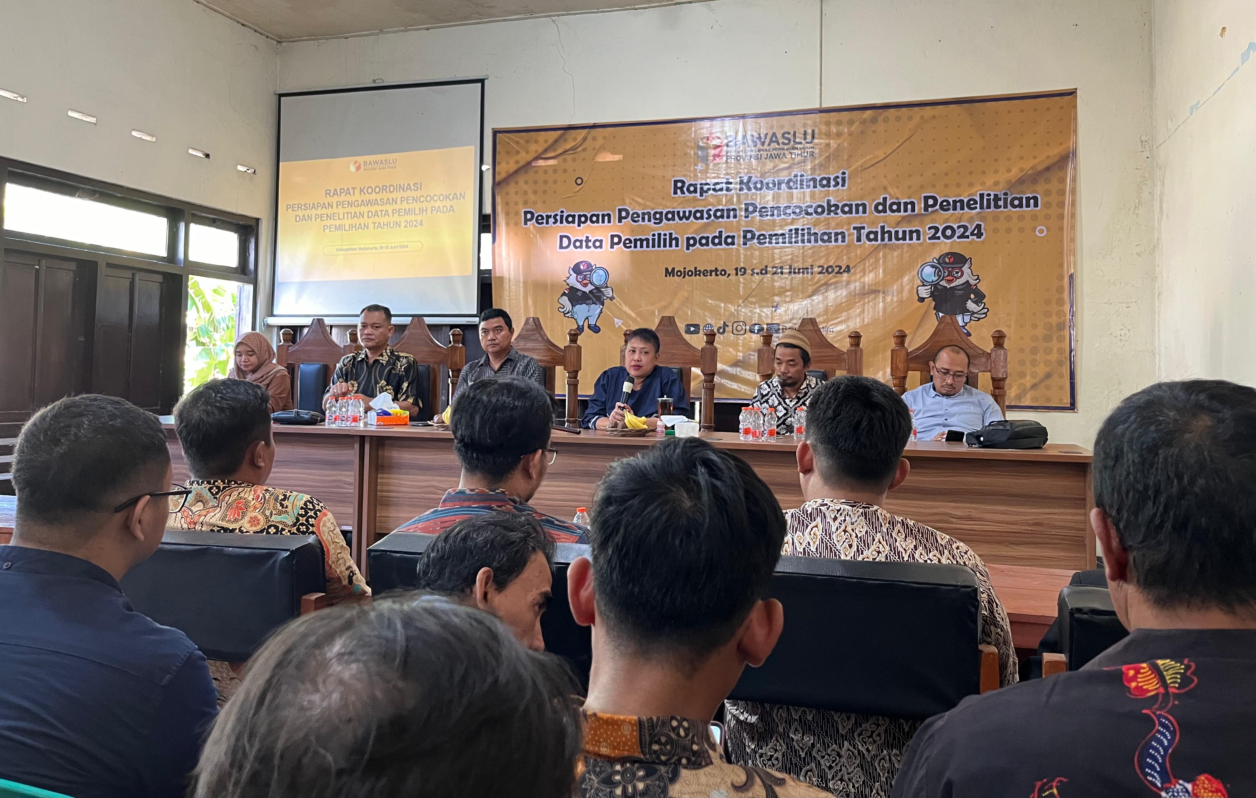 Rakor Coklit pada Pemilihan Serentak Tahun 2024