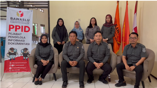 Bawaslu Nganjuk melaksanakan Komitmen PPID