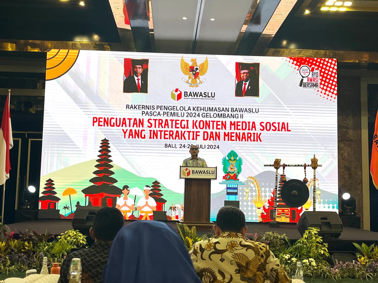 sambutan Deputi Bidang Administrasi Ferdinand Sirait pada Rakerbis Pengelolaan Kehumasan Gelombang II