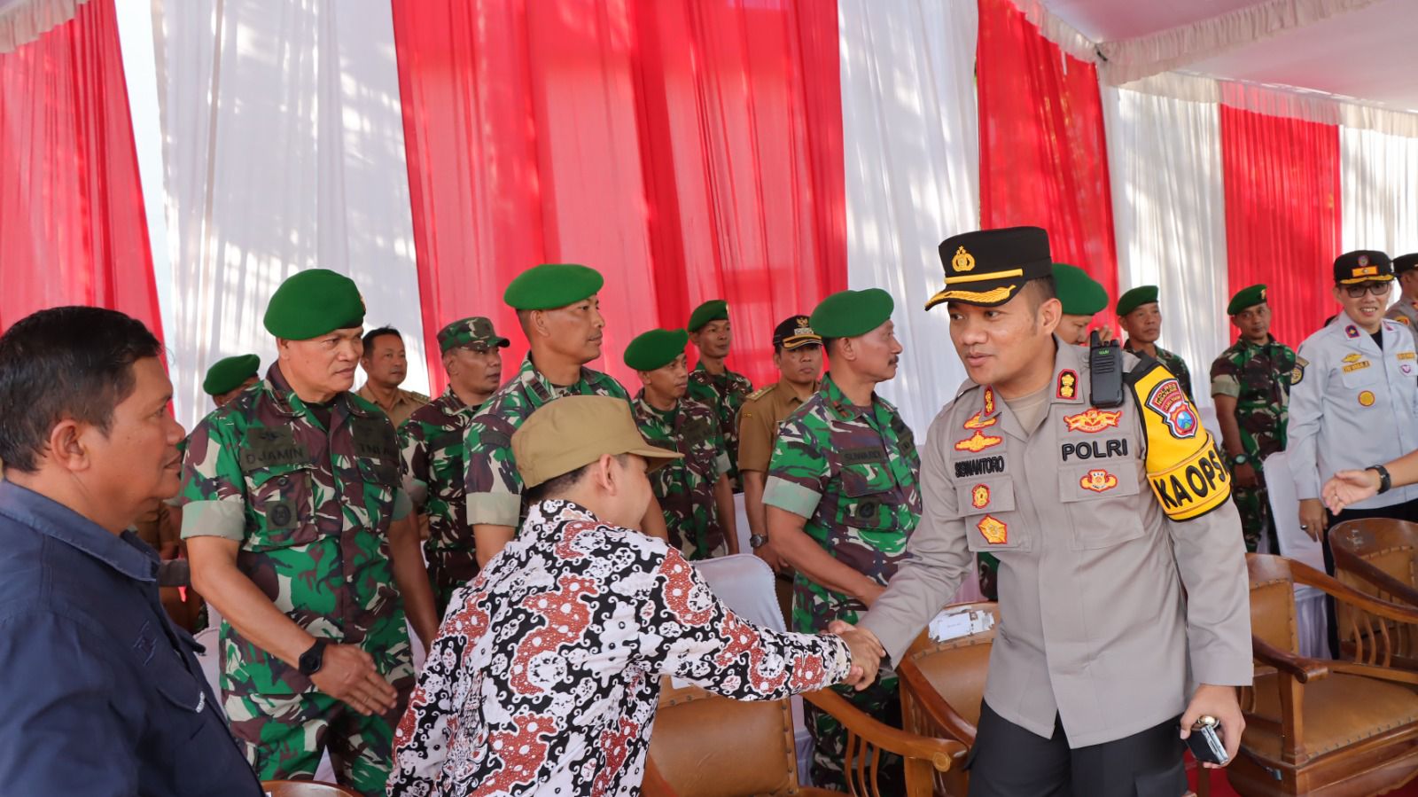 Bawaslu Nganjuk hadiri Sispamkot
