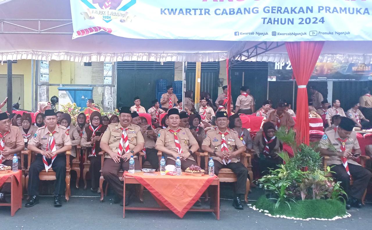Bawaslu Nganjuk hadiri Parade Gebyar Pramuka 