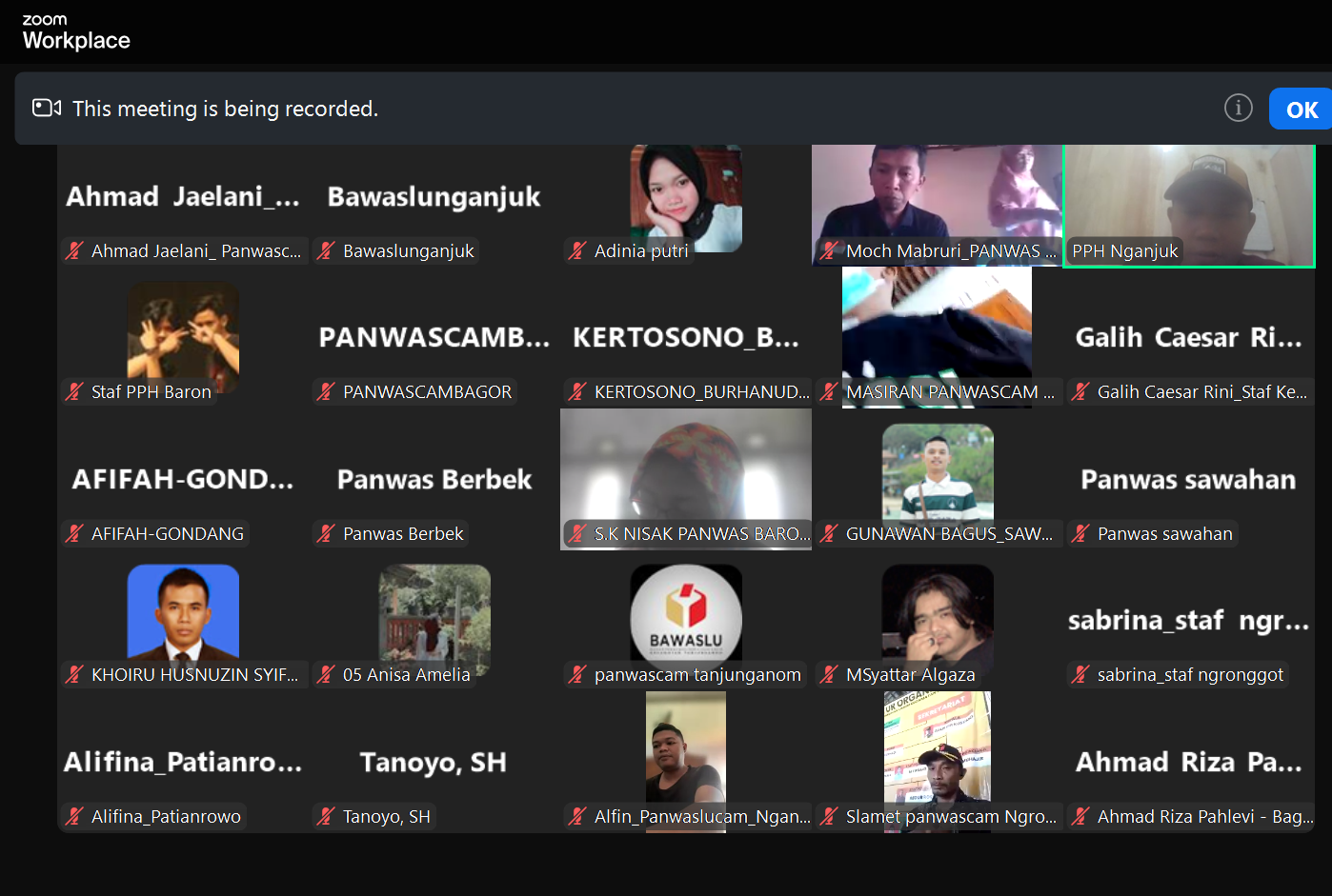 Zoom Meeting Persiapan Pengawasan Penyusunan DPSHP