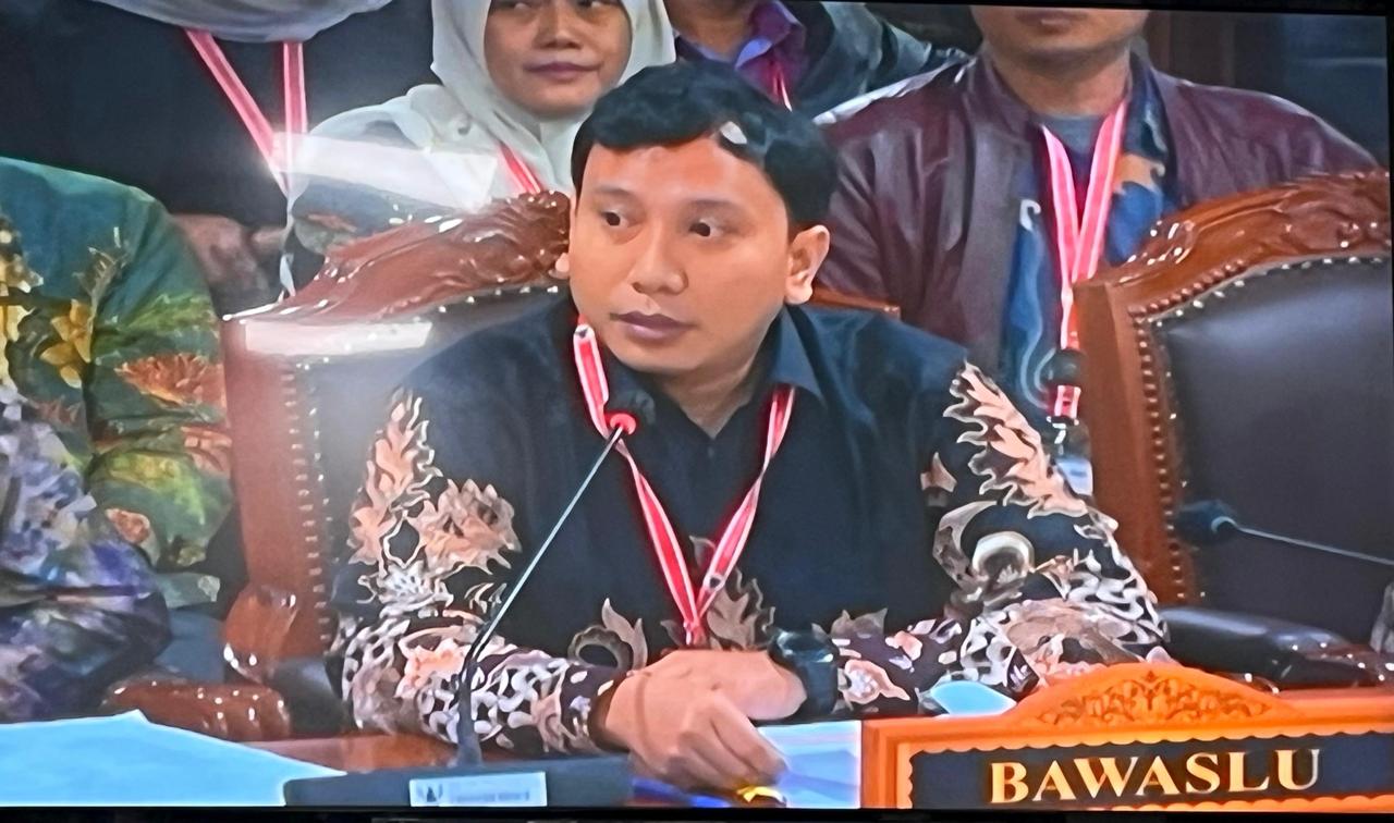 Bawaslu Nganjuk sampaikan Keterangan di MK