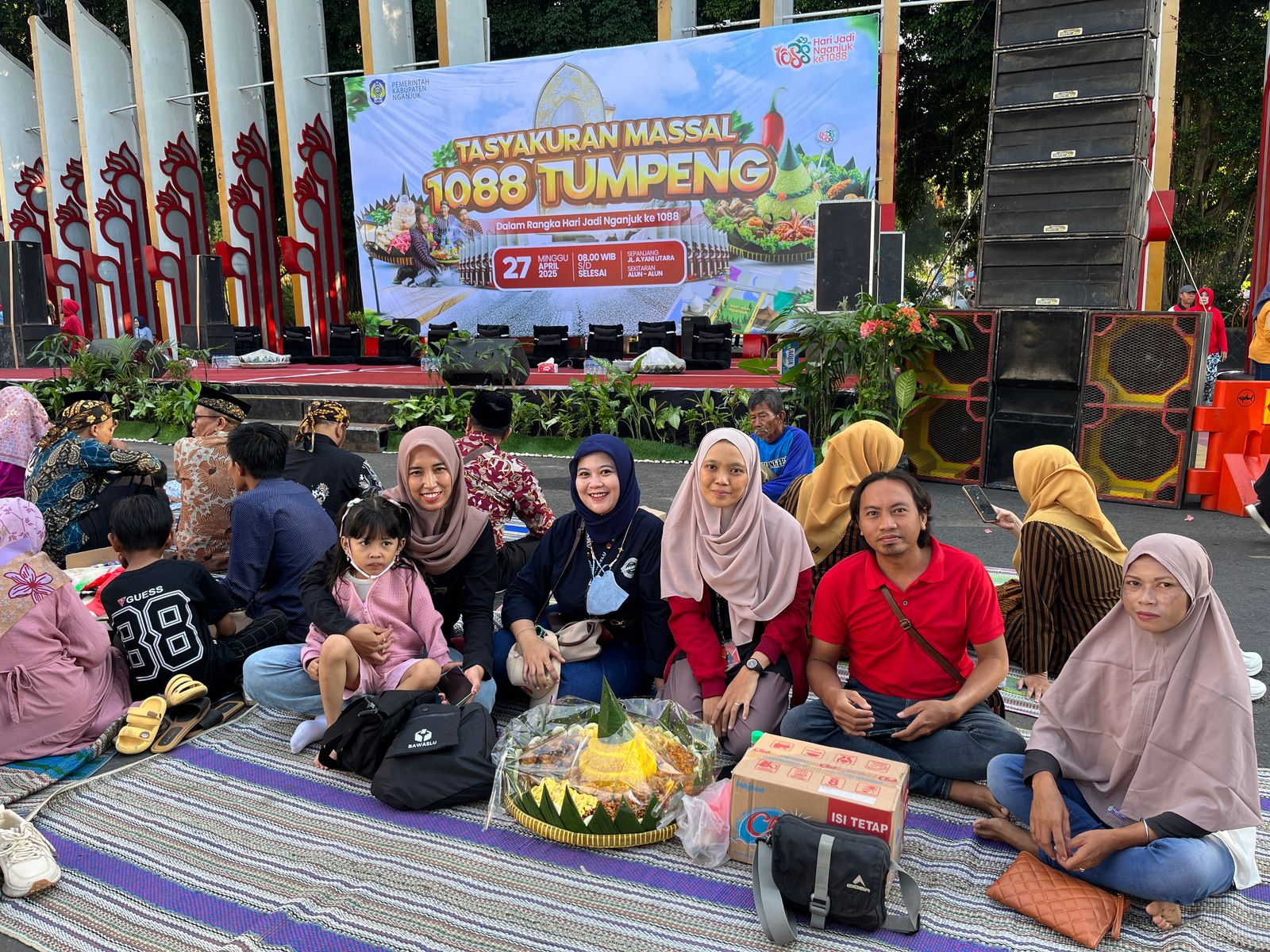 Tasyukuran 1088 Tumpeng HUT Nganjuk