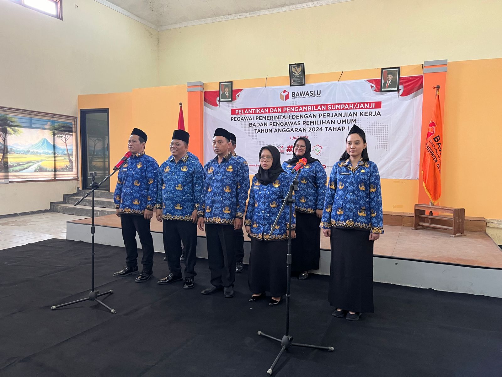 Pelantikan PPPK Bawaslu TA 2024