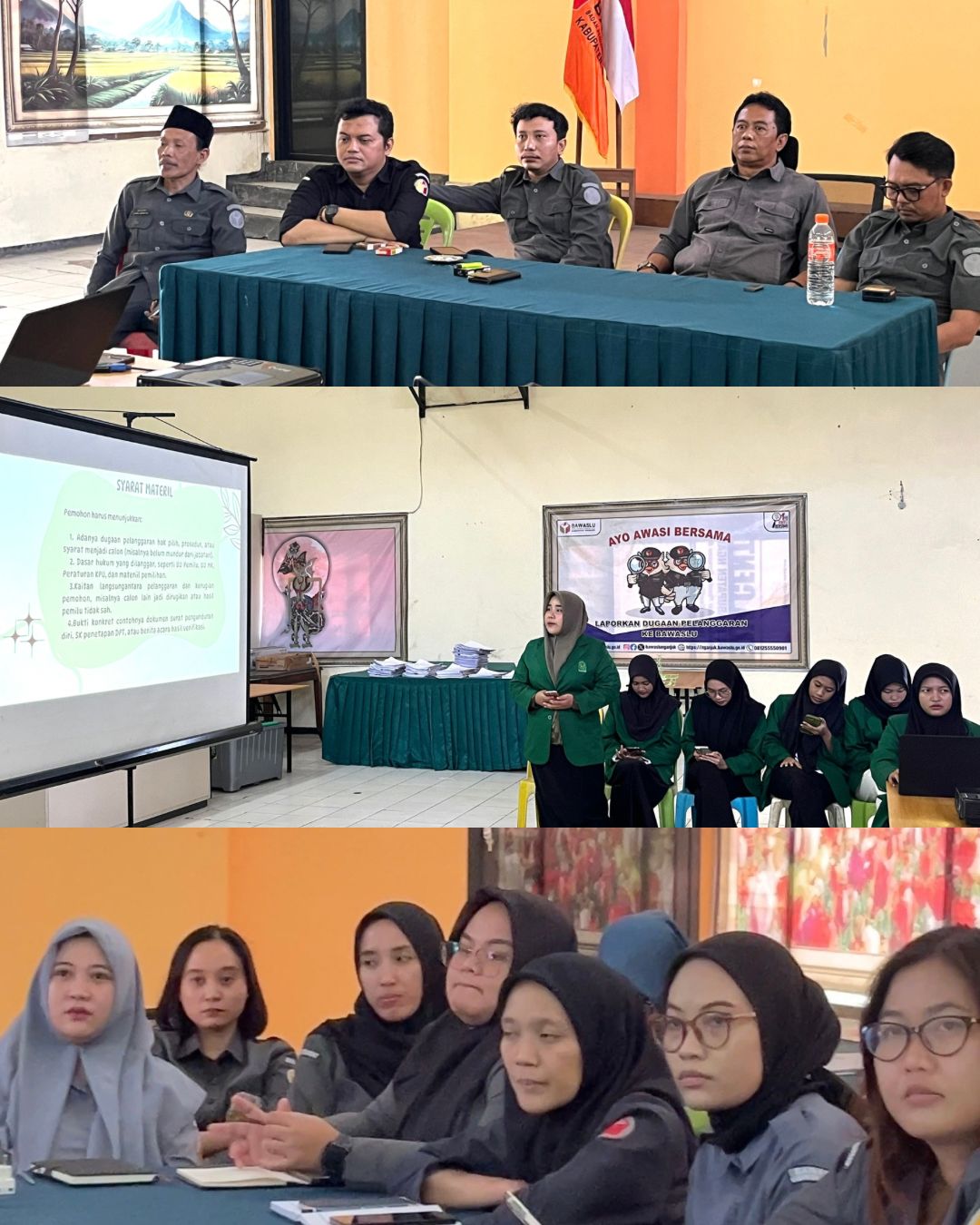 Penutupan Mahasiswa UIN Syekh Gel I