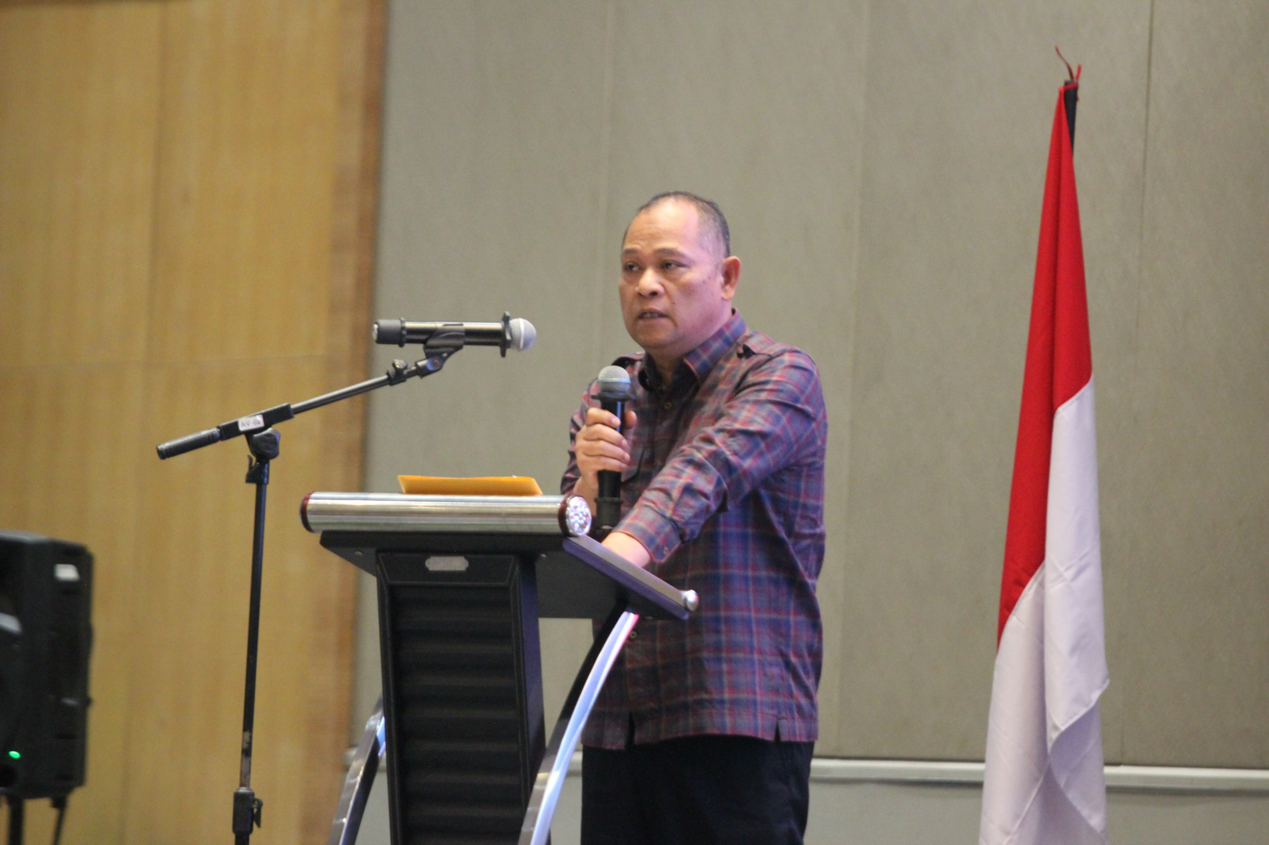 Totok berikan sambutan 