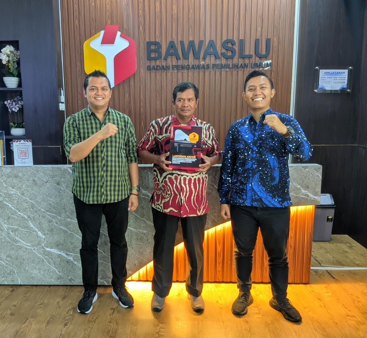 bawaslu nganjuk serahkan lapkir tahun 2025