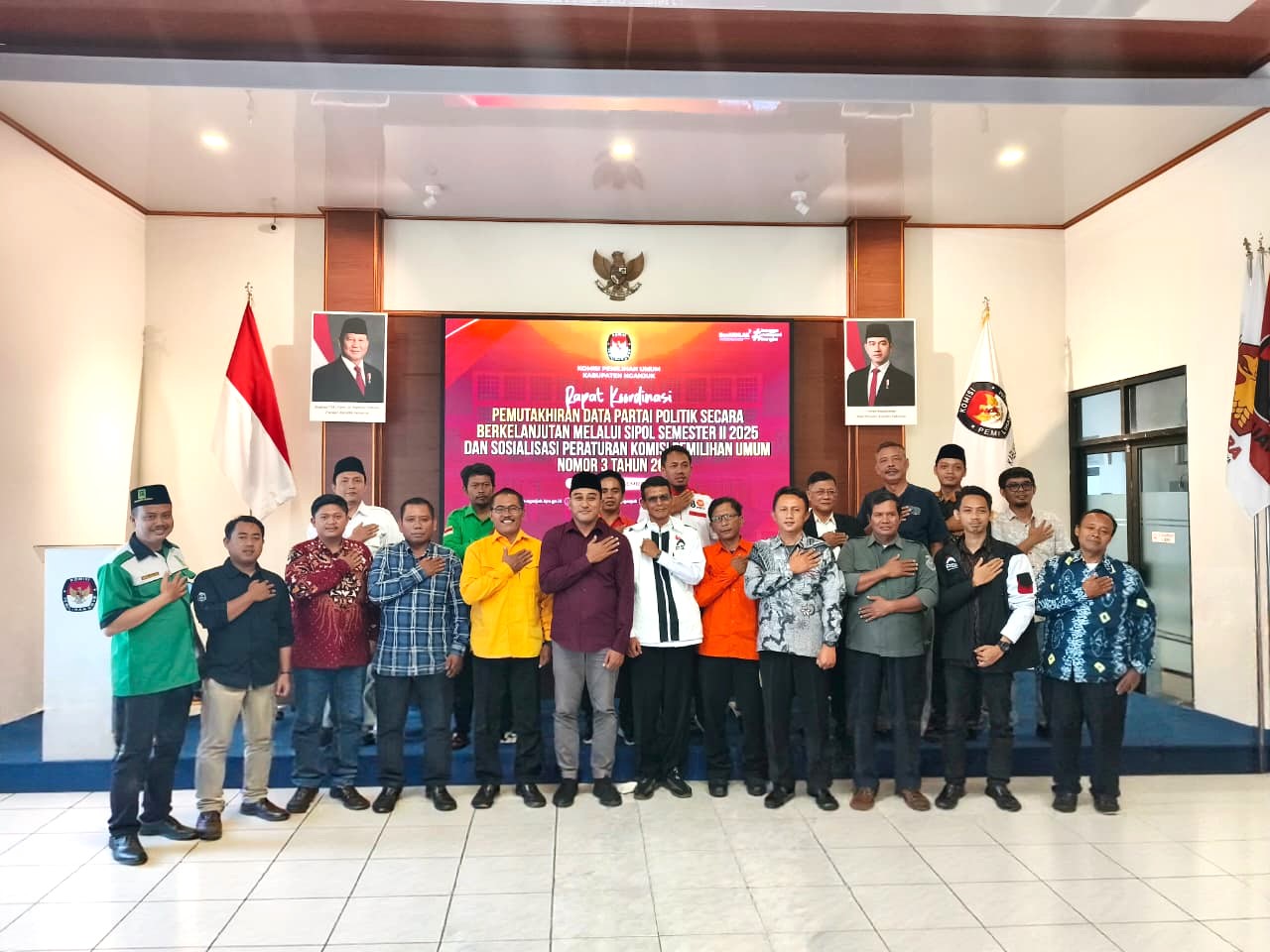 Rakor Pemutakhiran Data Parpol secara Berkelanjutan Melalui Sipol Semester II