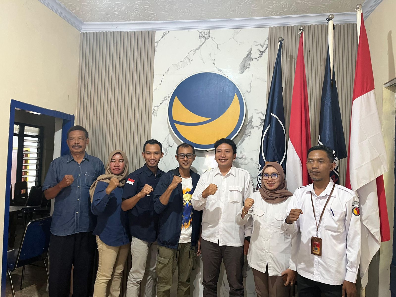 silaturahmi dengan pengurus Partai Nasdem