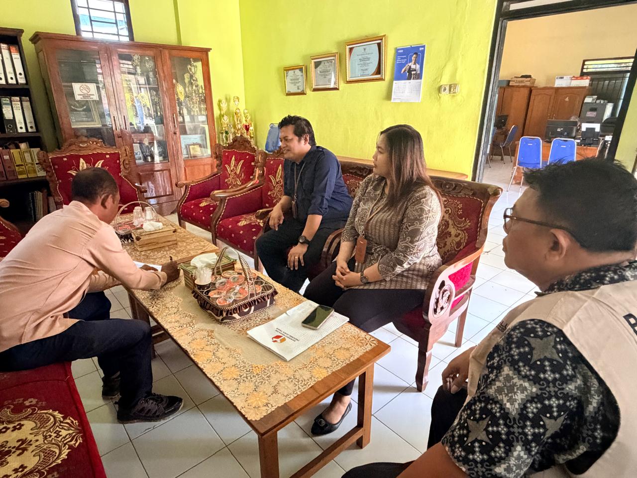 Uji petik di desa karangtengah bagor