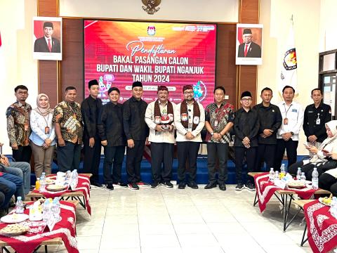 flyer Pendaftaran Bacalon Bupati Nganjuk 2024