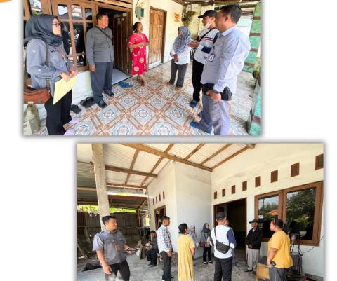 Coktas kerumah warga