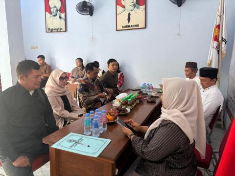Bawaslu Nganjuk berkoordinasi dengan Gerindra