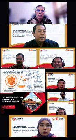 Seluruh anggota bawaslu sampaikan materi