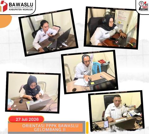 5 P3K Bawaslu Nganjuk ikuti Orientasi Gel II Tahun 2026