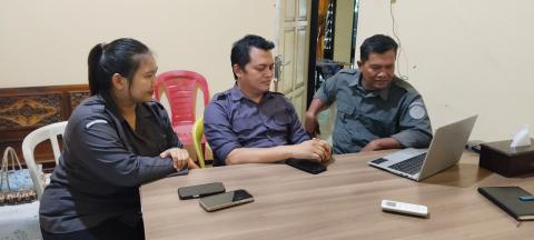 Bawaslu Kabupaten Nganjuk Zoom Meeting Evaluasi Rencana Kerja (Renja)