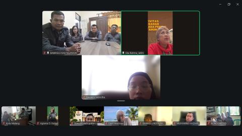 Zoom meeting Rapat Konsolidasi Uji [etik TW III