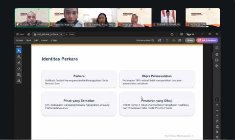 materi pada simulasi penyelesaian sengketa