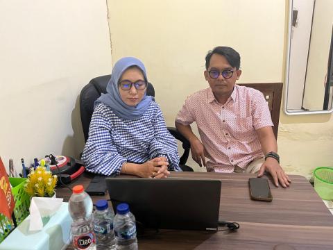 Bawaslu Nganjuk ikuti zoom 