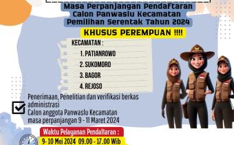 Flyer Pengumuman Perpanjangan Pendaftaran