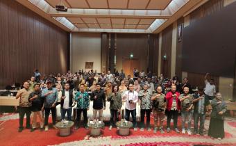 Foto bersama pada pelatihan Fotography dan Vidiography