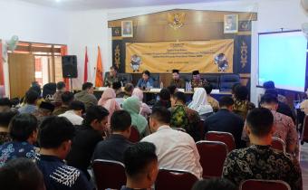 Pembukaan giat Rapat Koordinasi Persiapan Pengawasan Pemuktahiran dan Penyusunan Daftar Pemilih Pada Pilkada Tahun 2024 se- Jawa Timur. Kamis (6/6/2024)