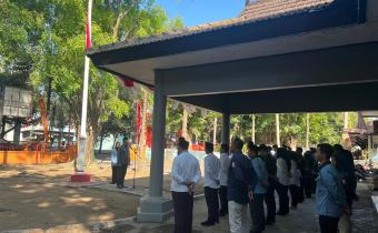 Bawaslu Nganjuk laksanakan Upacara Kemerdekaan RI ke 79