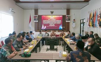 Rakor Pemenuhan Berkas Dokumen Persyaratan Pasangan Calon Bupati dan Wakil Bupati Nganjuk Tahun 2024