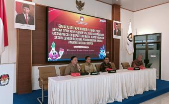 Bawaslu Nganjuk hadiri Penyusunan visi, misi dan program Pasangan Calon Bupati 