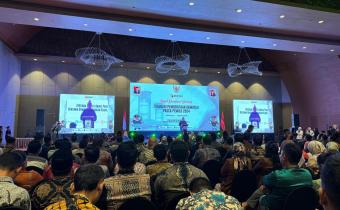 Sambutan Rahmad Bagja pada kegiatan  Rapat Koordinasi Nasional Evaluasi Pemberitaan Bawaslu Pascapemilu 2024 