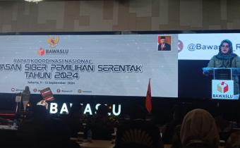 Rapat Koordinasi Nasional Pengawasan  Siber Pemilihan Serentak Tahun 2024 