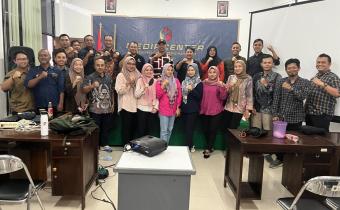 Bawaslu Nganjuk hadiri Rapat Evaluasi Hasil Pengawasan Pemungutan dan Penghitungan Surat Suara