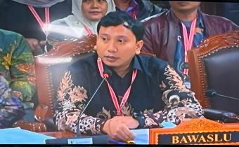 Bawaslu Nganjuk sampaikan Keterangan di MK