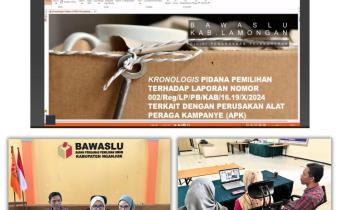 Zoom Meeting Review Penanganan Pelanggaran Pidana 