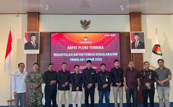 Rapat Pleno Terbuka Rekapitulasi TW 1 Tahun 2026